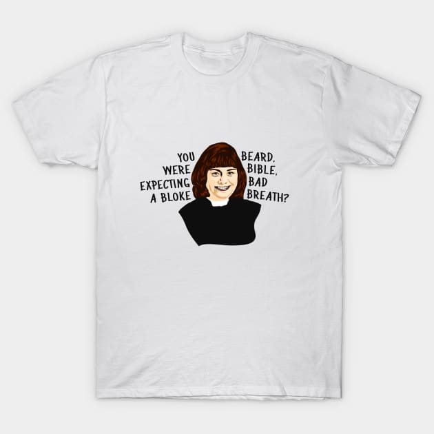 The Vicar of Dibley T-Shirt by Phil Shelly Creative